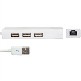 Resim Ti-Mesh Usb 2.0 3 Port Hub / Rj45 Lan Card Ethernet Network Adapter 