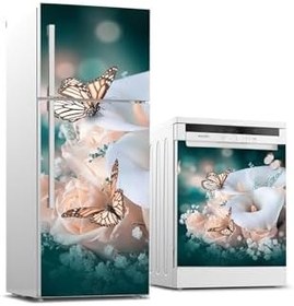 Resim Buzdolabı Ve Bulaşık Makinesi Takım Sticker 0104 