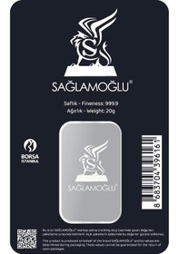 Resim 20 Gram Külçe Gümüş Sanal Kuyumculuk Sanalg20999 
