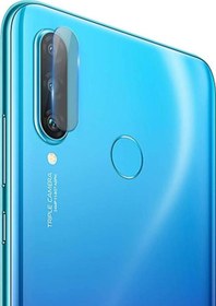 Resim Huawei P30 Lite Kamera Lens Koruyucu 3D Cam Şeffaf 
