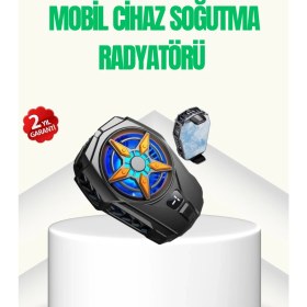 Resim Al-Fil Teknoloji Oyunlar Için Güçlü Telefon Soğutucu Fan Dijital Ekranlı 