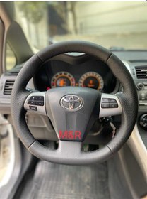 Resim Toyota Auris Corolla Kaplama Deri Direksiyon Kılıfı 