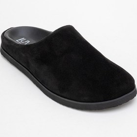 Resim Luvi Shoes Space Siyah Süet Hakiki Deri Önü Kapalı Kadın Terlik Siyah 