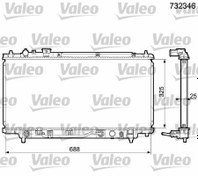 Resim RADYATÖR MAZDA 323 BA 1.8 i AC 94 96 