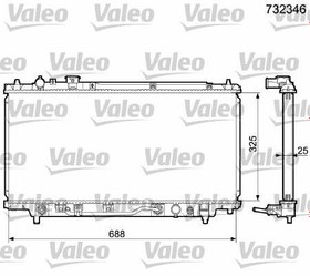 Resim RADYATÖR MAZDA 323 BA 1.8 i AC 94 96 
