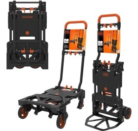 Resim Black & Decker Black+Decker BH206 55/120KG Çok Fonksiyonlu Katlanır El Arabası 