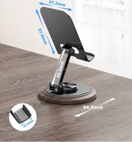 Resim Ven-dens Vd-hd053 Premium Katlanabilir Masa Üstü Telefon Standı 