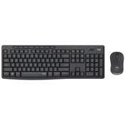 Resim Logıtech Mk295 Siyah, 920-009804, Kablosuz, Türkçe Q, Klavye Mouse Set Lazer 