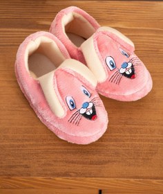 Resim AlbiShoes Kız Çocuk Panduf Ev Patiği Pamuk Astarlı Tavşan Figür Ev Kreş Ayakkabısı Sevimli Tavşan 