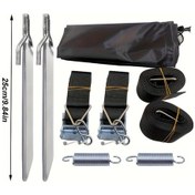 Resim Ronglight Thule Markiz Fırtına Bağlama Kayışı Seti Sağlam Kanopi Sabitleme Karavan Rüzgar 