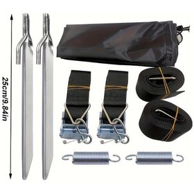 Resim Ronglight Thule Markiz Fırtına Bağlama Kayışı Seti Sağlam Kanopi Sabitleme Karavan Rüzgar 