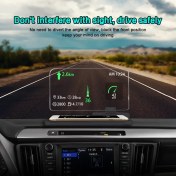 Resim YNF Mobil Telefon Araba HUD Projektörü|Navigasyon Gereksiz Yansıtıcı Braketi|Çalışma Anti-Baş Artefaktı|APP Bilgi Direkt Teslim|Çoğu Model İçin Uygun 