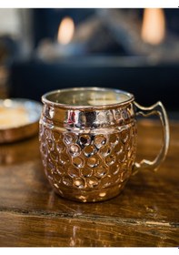 Resim Bakır Kupa Petekli Parlak Renk 