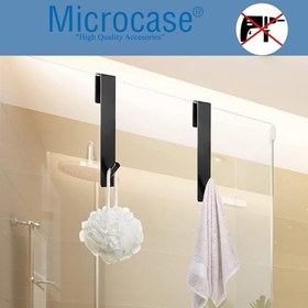 Resim Microcase Taşınabilir Paslanmaz Çelikk Metal Banyo Duşakabin Mutfak vb. Alanlar için Dikey Askılık-AL4836 1 Adet (Gümüş) 