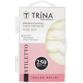 Resim Trina Takma Tırnak 250 ‘li Kutulu ( Stiletto ) -07 