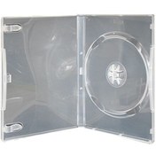 Resim ELBA 1 Li Parlak Şeffaf 10mm Dvd Kutusu 10 Adet Qd-527 