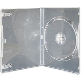 Resim ELBA 1 Li Parlak Şeffaf 10mm Dvd Kutusu 10 Adet Qd-527 