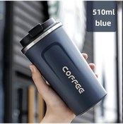 Resim Willowhaven Vakum Yalıtımlı Seyyar Kahve Termosu 510ml Sızdırmaz Mat Mavi 