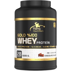 Resim TORQ NUTRİTİON Gold %100 Whey Protein Çikolatalı 1000g 
