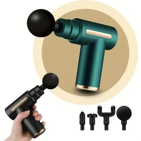 Resim Bu 6 parça set, 9 farklı renkte tüm aksesuarları içerir. Mini taşınabilir kas masajörü, 6 ayarlanabilir ayar ile, şarj edilebilir lityum pil ile donatılmıştır. Profesyonel sınıf fascia tabancası, tam vücut masajı için USB şarj ve kompakt tasarımı ile ergonomik tutma kolu içerir. 