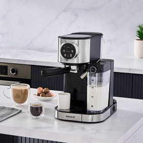 Resim Karaca Coffeebreak 5015H Süt Köpürtücülü Manuel Espresso Makinesi 