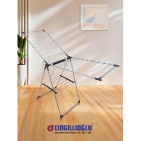 Resim Cıngıllıoğlu CC-080 Elisa Delux Alüminyum Borulu Çamaşır Kurutma Askısı 
