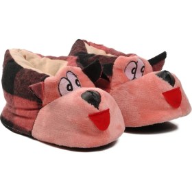 Resim Ayakmod Pembe-Siyah-Pembe Kadın Panduf 