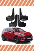 Resim bgfix Kia Sportage Racing Yazılı 4'lü Tozluk Çamurluk Paçalık 