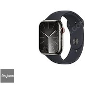 Resim Apple Watch Seres 9 GPS + Cellular 45mm Çelik Kasa Akıllı Saat Outlet | Orijinal 