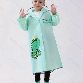 Resim Çocuklar için Karikatür Kurbağa Baskılı Yağmurluk, 3-10 yaş arası çocuklar için tam boy Snap Düğmeli Yağmurluklar Açık Hava Yağmurlukları Su Geçirmez Pelerin 