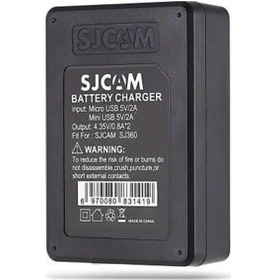 Resim Sjcam Sj360 Çift Batarya Şarj İstasyonu Dual Usb Charger 