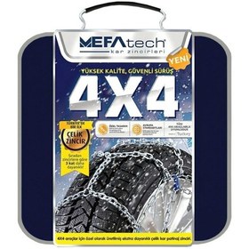 Resim Kar Zinciri 255/70/r16 4x4 Tipi Binek Suv Minibüs Takmatik Kolay Montaj 10 CM 