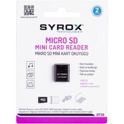 Resim Syrox Dt20 Hafıza Kartı Okuyucu Usb\u002F Tf 