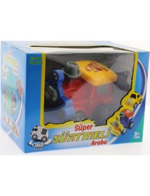 Resim MEGA Sürtmeli Kırılmaz Kırmızı Tren G138 