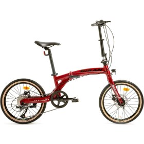 Resim Bisan FX3700 M.disk 20 Jant 11-28 Katlanır Bisiklet Bordo-Siyah 