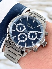 Resim Ferrucci Tüm Fonksiyonlar Aktif Mineral Cam Çelik Kordon&kasa Erkek Saat Zmfer086 
