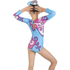 Resim C-14 Baskılı Cimnastik Mayo Çok Renkli 