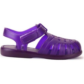 Resim Kiko Kids Fina Günlük Deniz Havuz Plaj Kız Çocuk Sandalet Ayakkabı Mor 