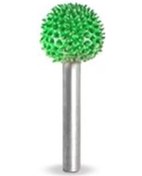 Resim Saburtooth 18s38-50 Yuvarlak Top Törpü 9.5 Mm Kalın Diş Sap:3.2 Mm 