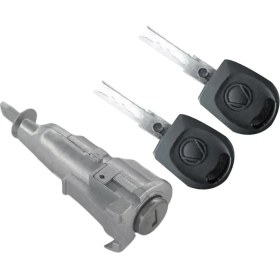 Resim Parallax 1Z0837167C 6Y0898167E Sol Sürücü Kapısı Kilit Silindiri (Yurt Dışından) 