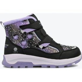 Resim Skechers Storm Blazer Büyük Kız Çocuk Siyah Işıklı Bot Hafif ve Esnek Tabanlı Konforlu Tasarım 303439L Bklv 