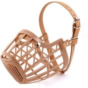 Resim Plastik Köpek Ağızlık No 4 Kahverengi 