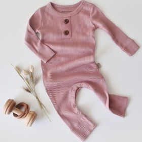 Resim BabyCosy Organik Modal Uzun Kollu Tulum 
