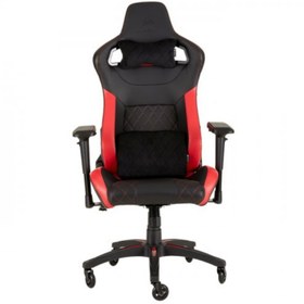 Resim Corsair T1 Race Red CF-9010013-WW 4D Kolçak Siyah/Kırmızı Gaming (Oyuncu) Koltuk 