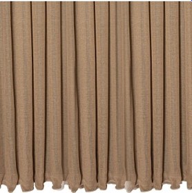 Resim Krem Keten Tül Perde Yüksek Kalite Seyrek Pile 1'e 2 Pile-krem Krem 