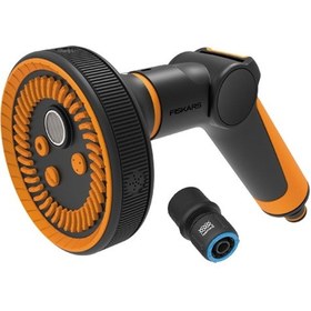 Resim Fiskars 1065492 Çok Fonksiyonlu Sulama Tabancası + Stoplu Hortum Bağlantısı 