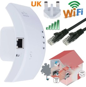 Resim Hadron 300Mbps Access Point Repeater Alan Genişletici 300 Mt Maksimum Kapsama Alanı ile Güçlü Bağlantı 