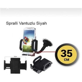 Resim Spıralli Vakumlu Vantuzlu 35 Cm Telefon Tutucu Br5901951 