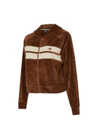 Resim New Balance Lifestyle Kadın Full Zip Kahverengi 
