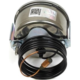 Resim Pakkens Çap 60 0/+120 °c Arkadan Bağlantılı Pano Tip Gazlı Termometre 1mt Pvc Kaplı Kapiler Boyu 